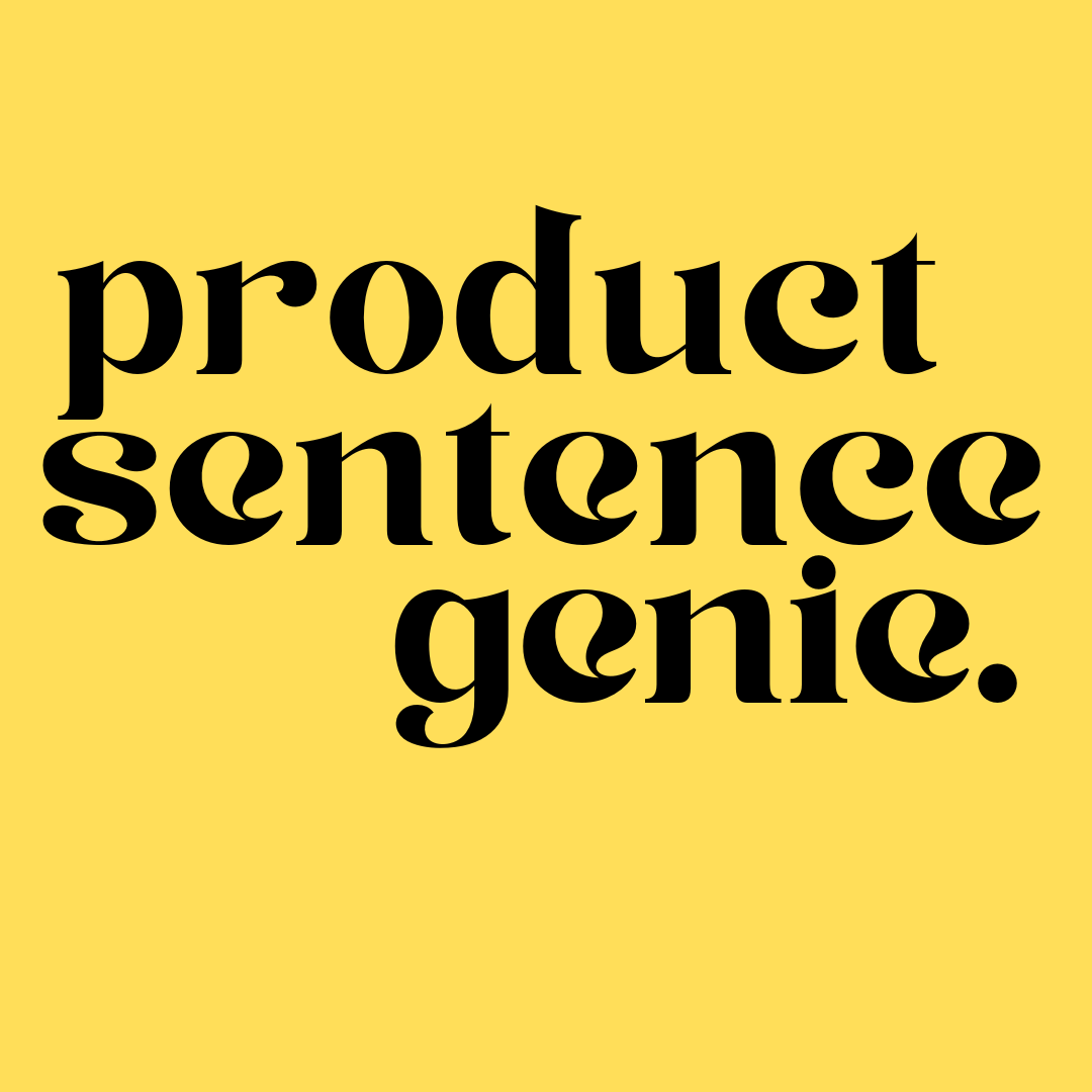 Product Sentence Genie